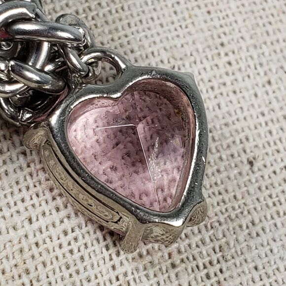 Coach BCA Breast Cancer Awareness Pink Multi Mix Crystal Enamel Keychain Charms - Picture 14 of 16